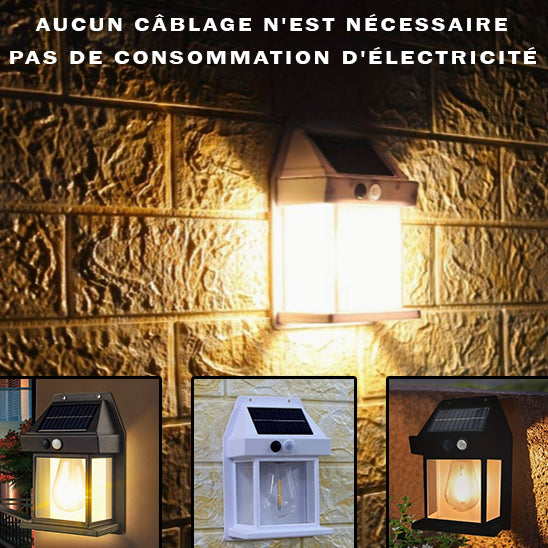 Lampe solaire murale I Lumisolaire™